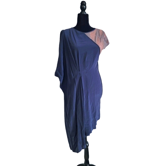 BCBGMAXAZRIA Runway Cocktail Dress Asymmetrical NWT - Picture 3 of 11